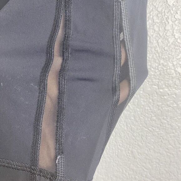 Lululemon Color Me Ombre Bike Short Black Gray 9" YogA 4 Athletic Gym Biker - Picture 6 of 12
